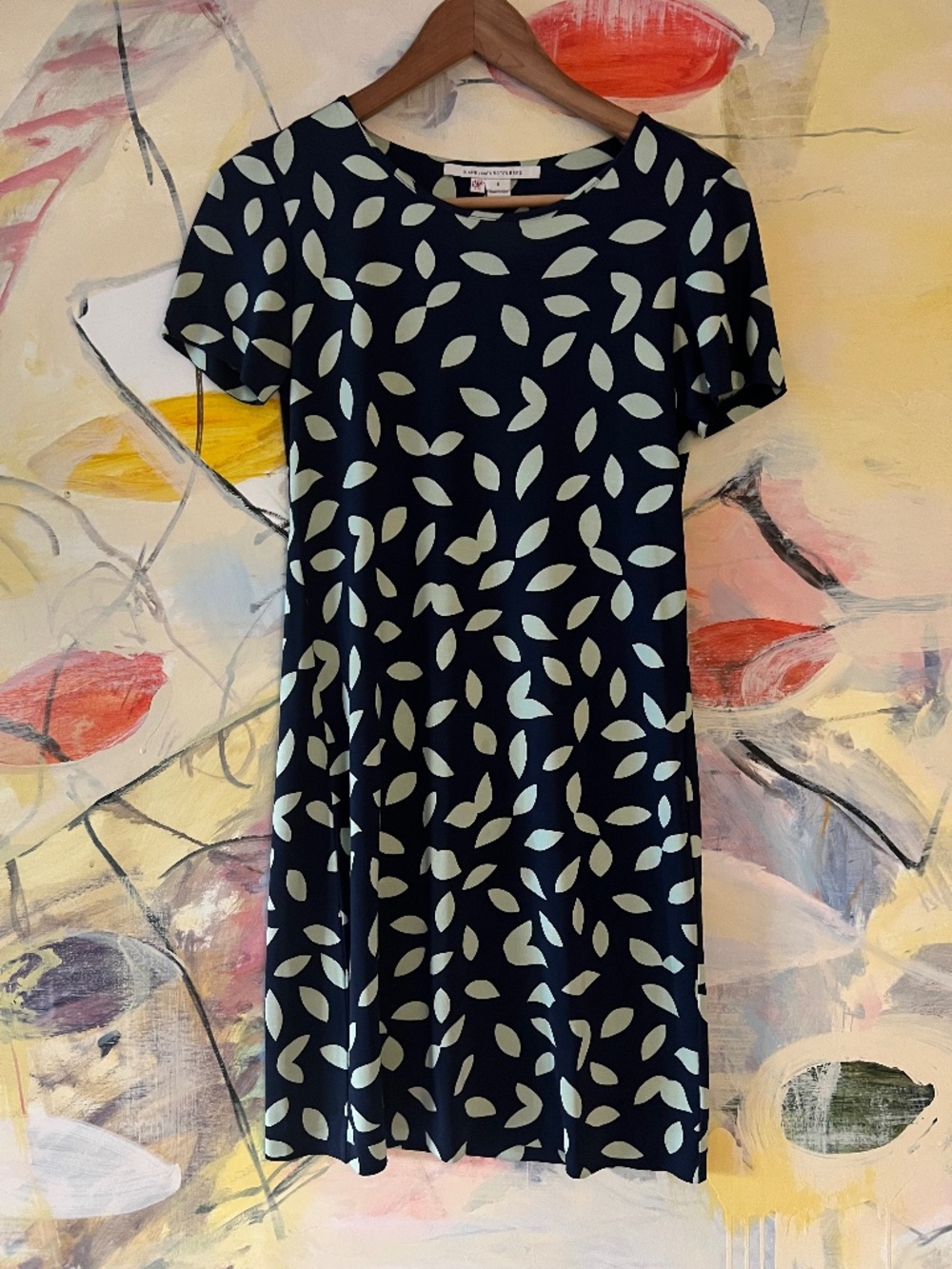 DVF mini silk dress